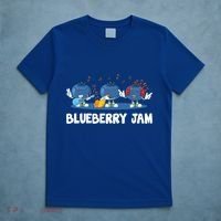 Blueberry Jam Blueberries Partying Funny Blueberry Lover Gift T-Shirt thumb 5