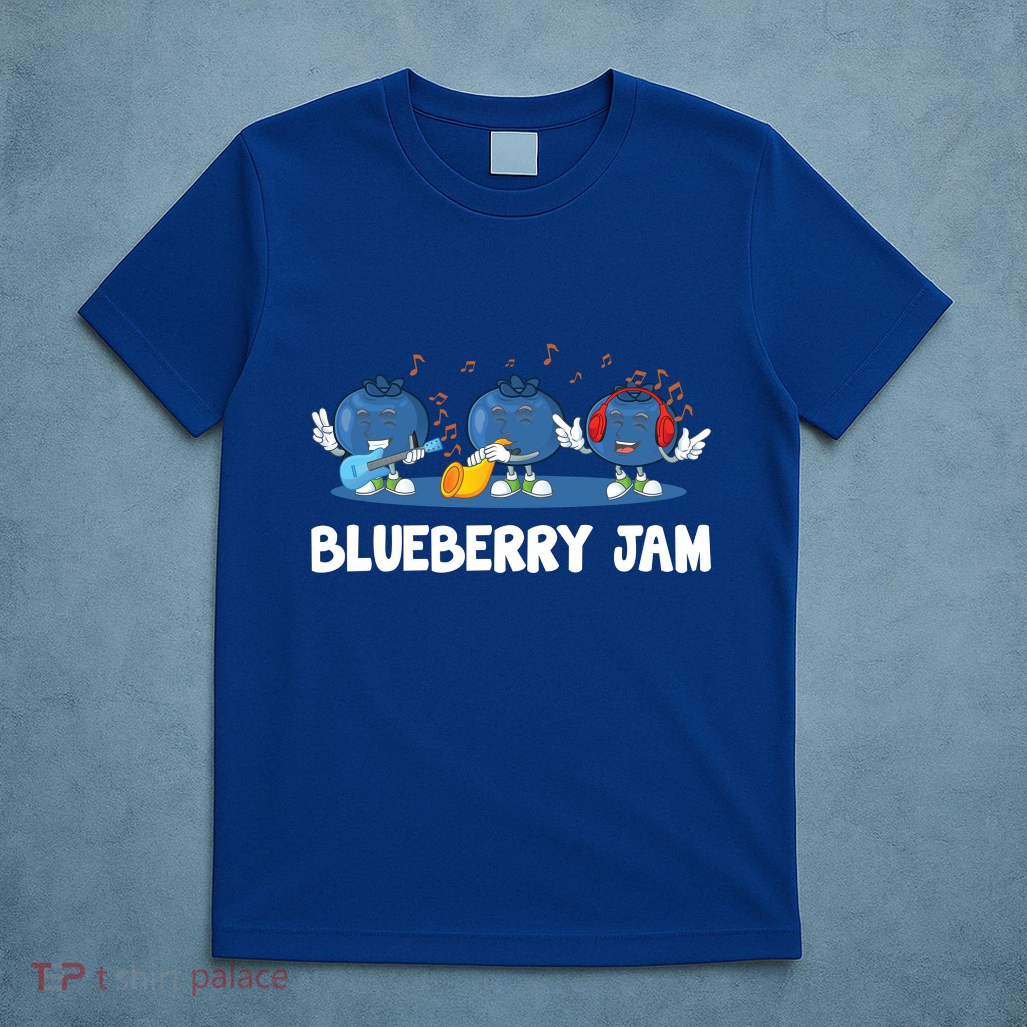 Blueberry Jam Blueberries Partying Funny Blueberry Lover Gift T-Shirt