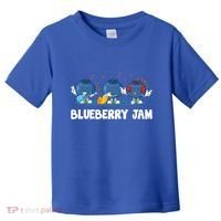 Blueberry Jam Blueberries Partying Funny Blueberry Lover Gift Toddler T-Shirt thumb 0
