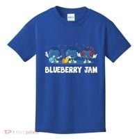 Blueberry Jam Blueberries Partying Funny Blueberry Lover Gift Kids T-Shirt thumb 0