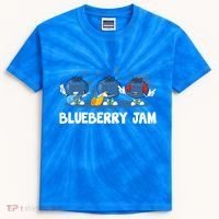Blueberry Jam Blueberries Partying Funny Blueberry Lover Gift Kids Tie-Dye T-Shirt thumb 0