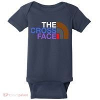 Brazilian Jiujitsu BJJ The Cross Face Position Baby Bodysuit thumb 0