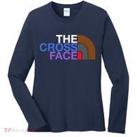 Brazilian Jiujitsu BJJ The Cross Face Position Women's Long Sleeve Shirt thumb 0
