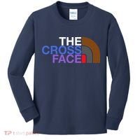 Brazilian Jiujitsu BJJ The Cross Face Position Kids Long Sleeve Shirt thumb 0