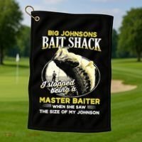 Big Johnsons Bait Shack Golf Towel thumb 1