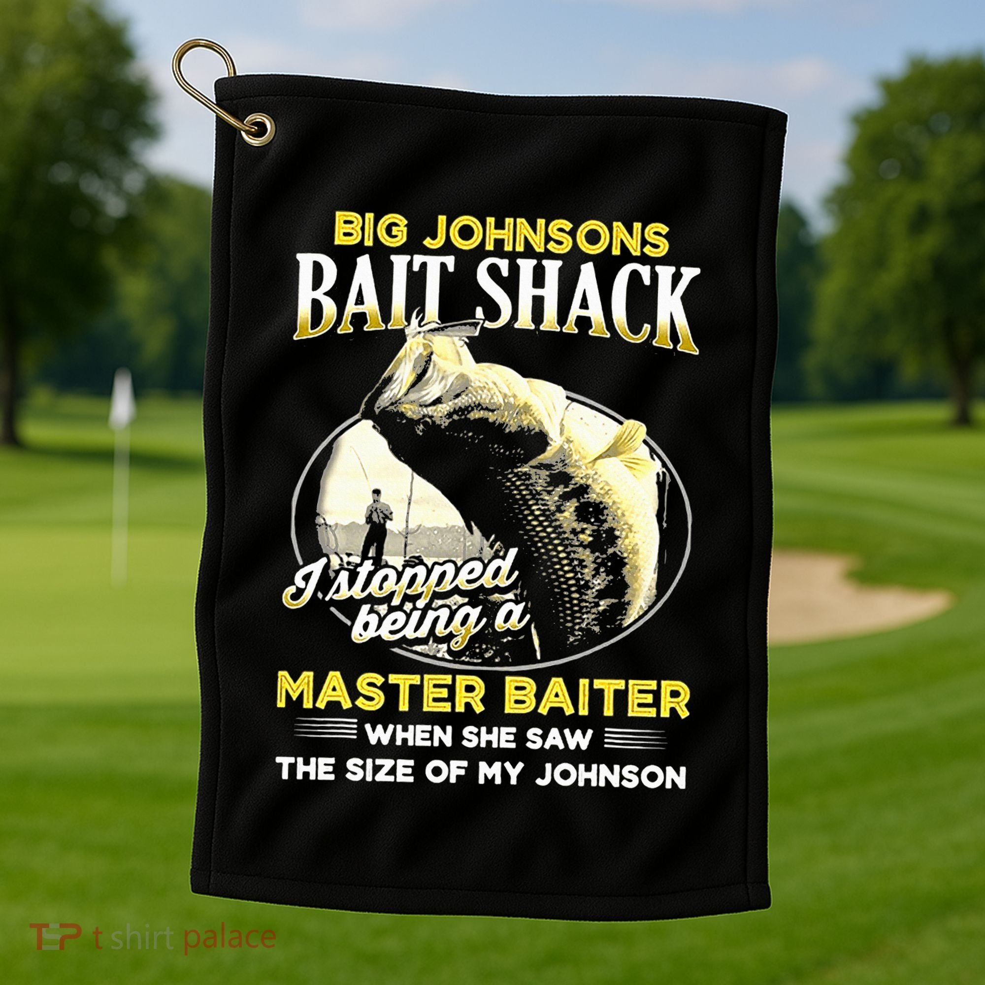 Big Johnsons Bait Shack Golf Towel