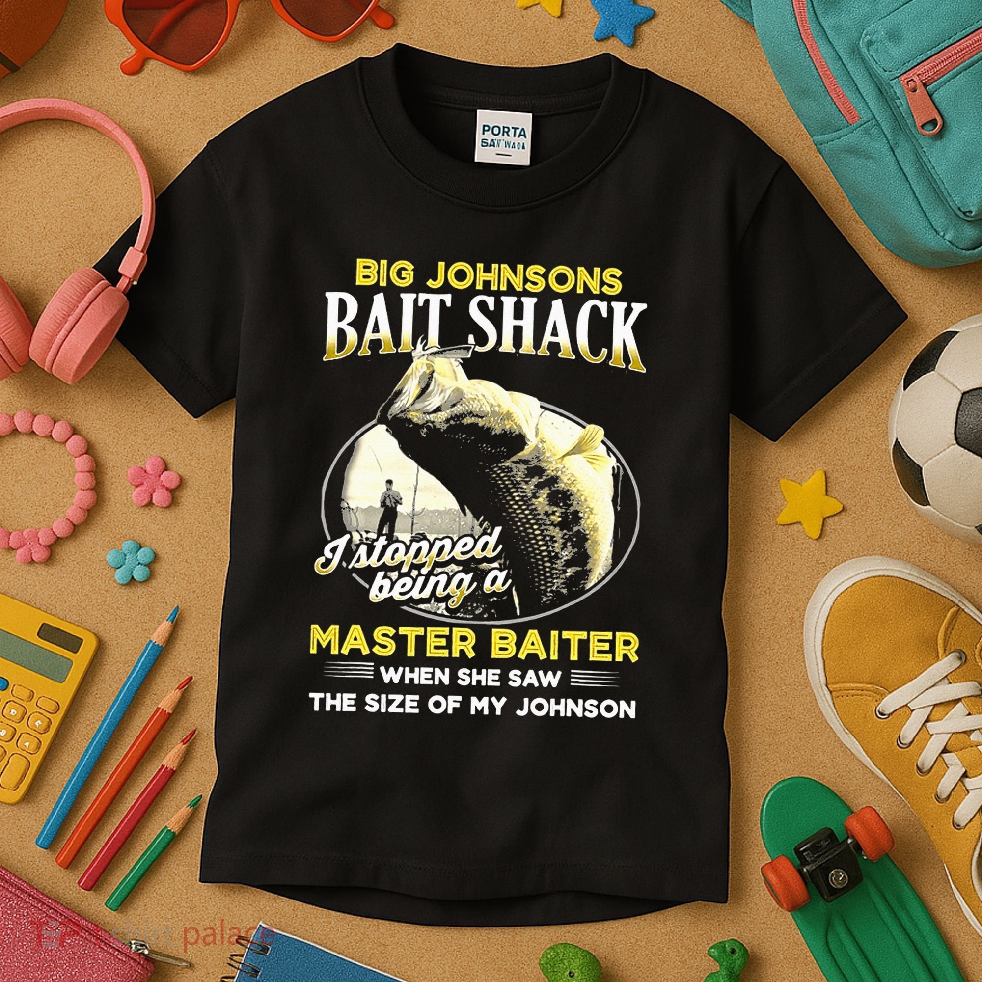 Big Johnsons Bait Shack Kids T-Shirt