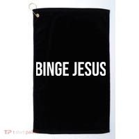 Binge Jesus Golf Towel thumb 0