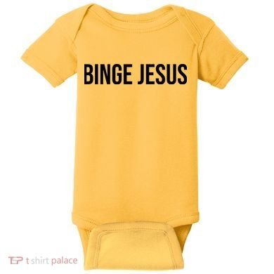 Binge Jesus Baby Bodysuit