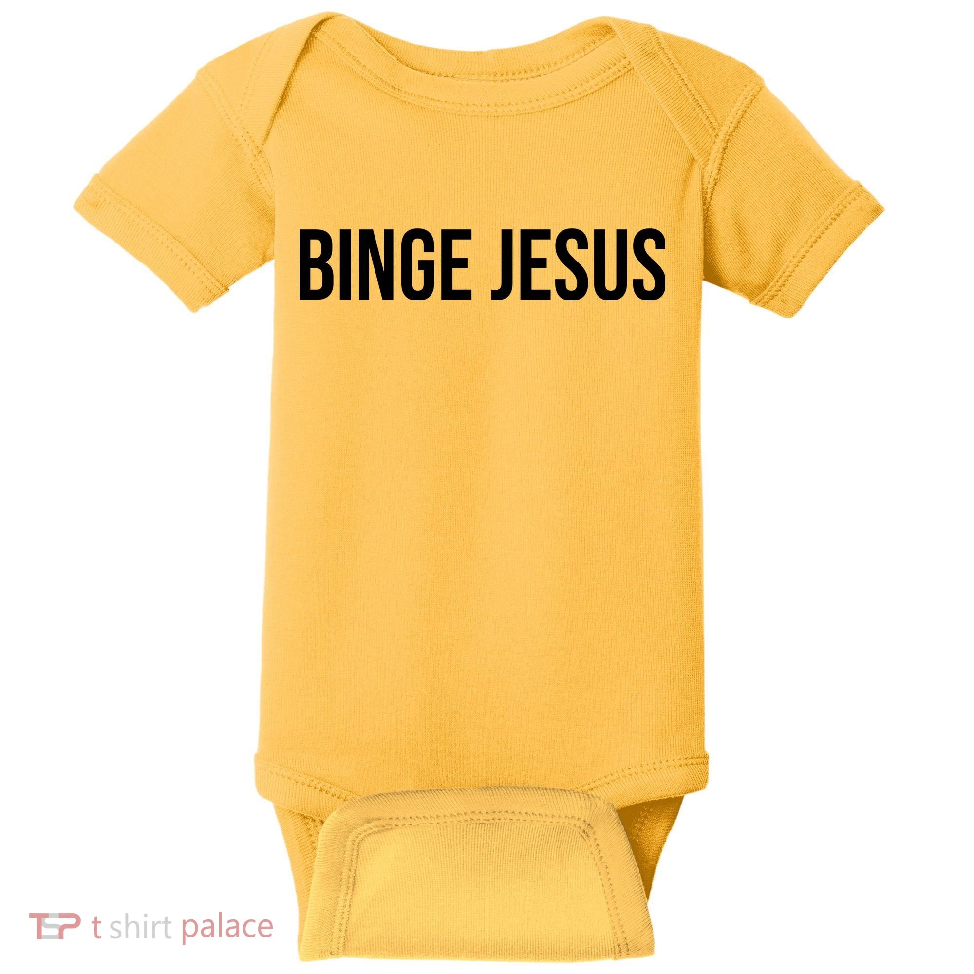 Binge Jesus Baby Bodysuit