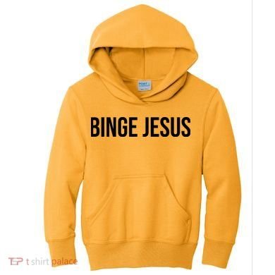 Binge Jesus Kids Hoodie