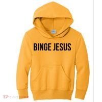 Binge Jesus Kids Hoodie thumb 0