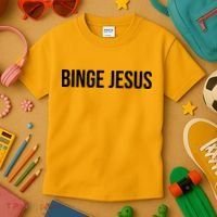 Binge Jesus Kids T-Shirt thumb 3