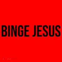 Binge Jesus Santa Hat thumb 1