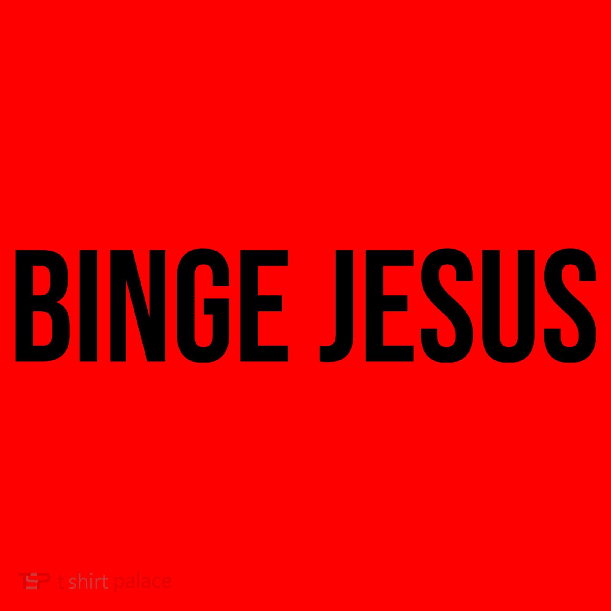 Binge Jesus Santa Hat