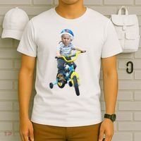 Baby Joe Biden On Tricycle Funny Joe Biden Bike T-Shirt thumb 6