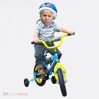Baby Joe Biden On Tricycle Funny Joe Biden Bike Kids Long Sleeve Plaid Pajama Set thumb 2