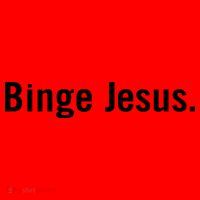 Binge Jesus Santa Hat thumb 1