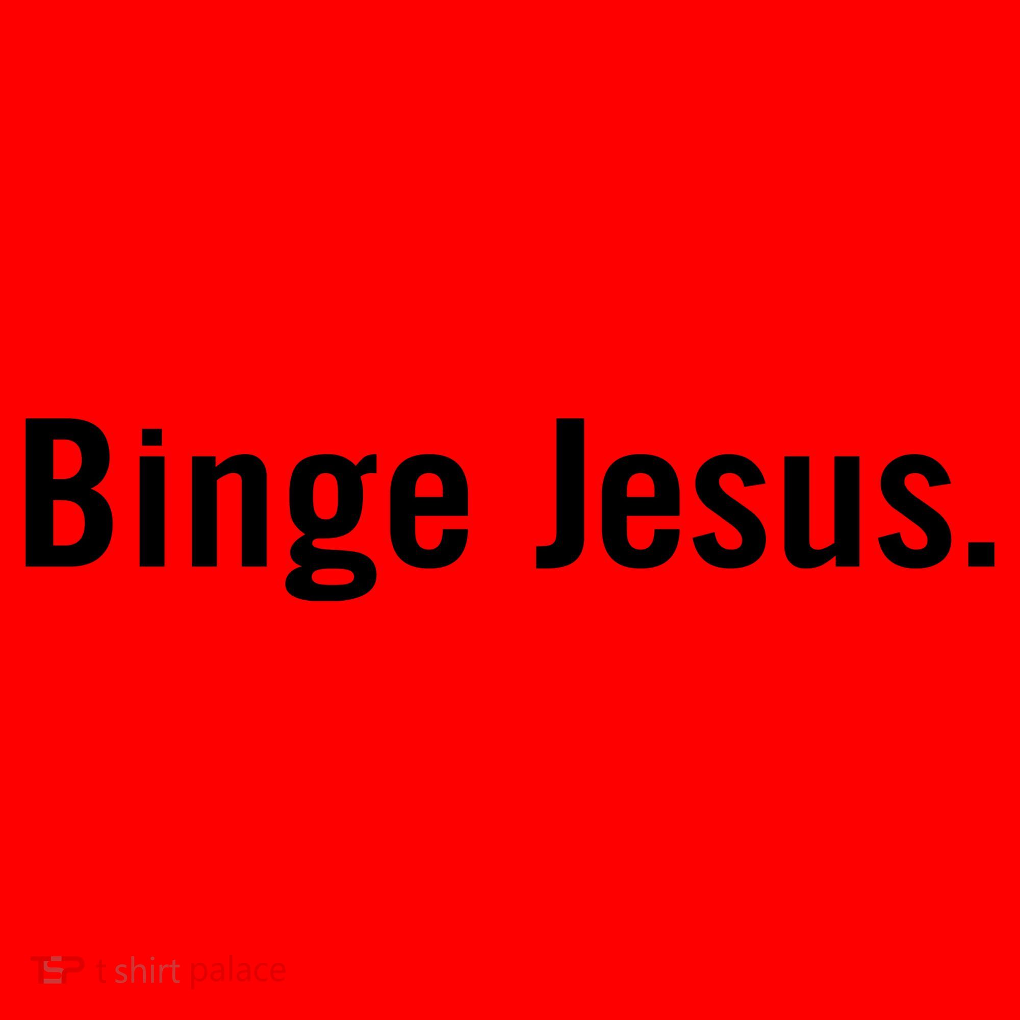 Binge Jesus Santa Hat