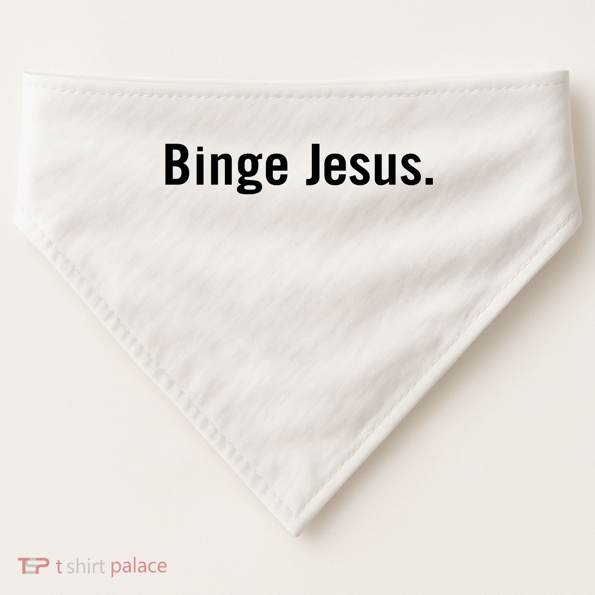 Binge Jesus USA-Made Doggie Bandana