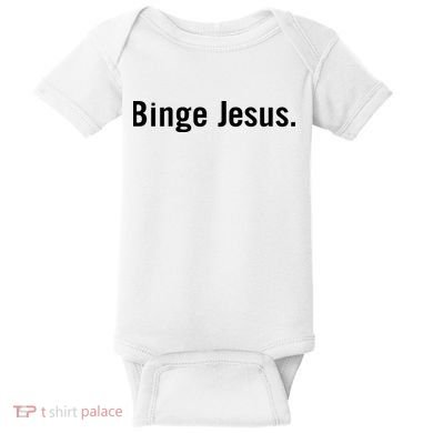 Binge Jesus Baby Bodysuit