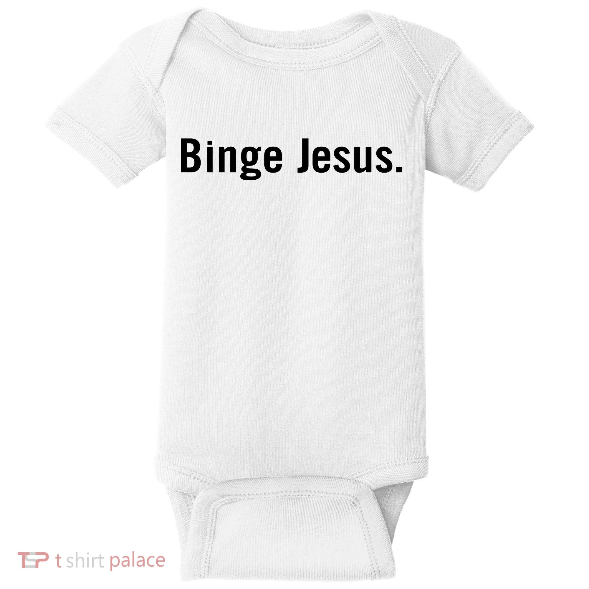 Binge Jesus Baby Bodysuit