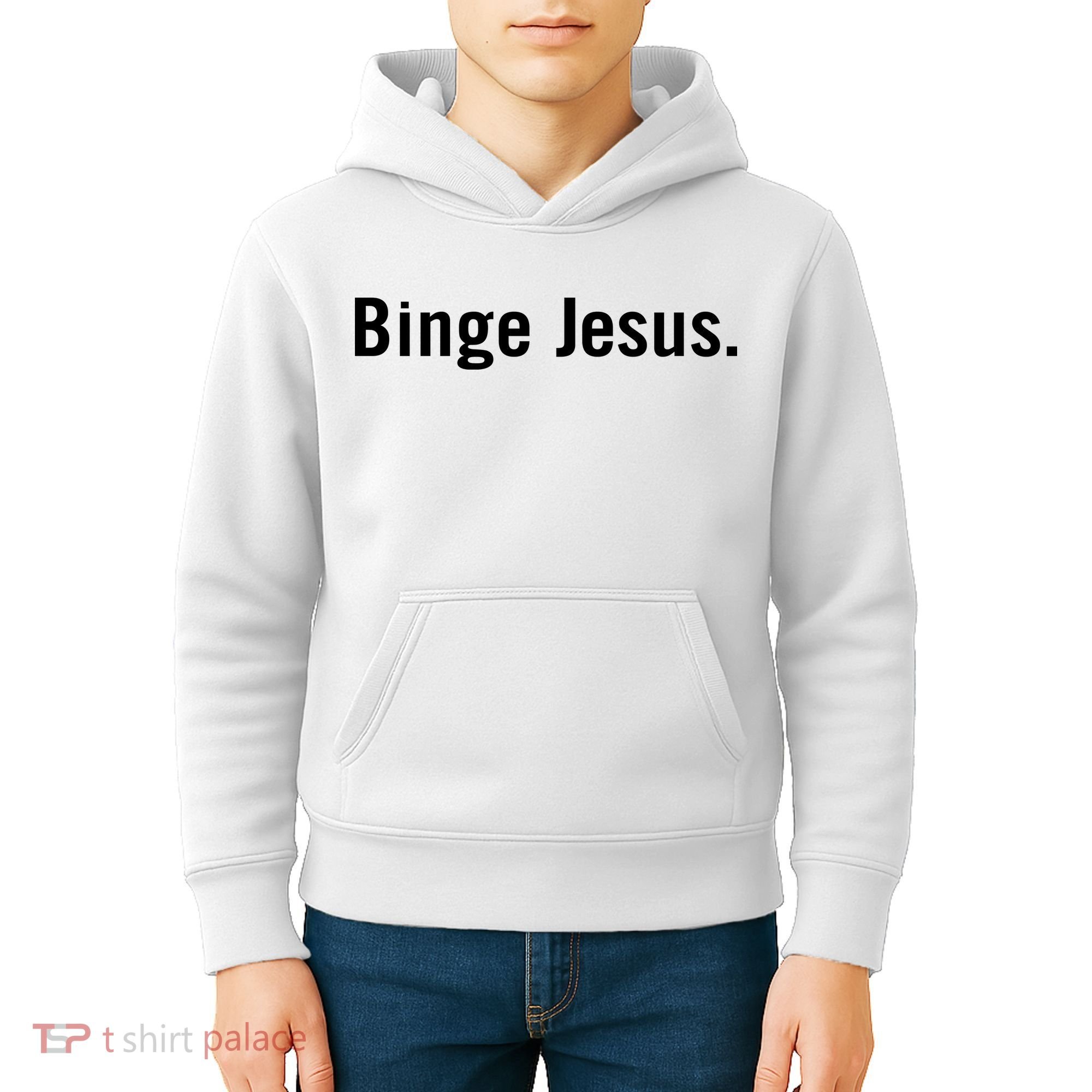 Binge Jesus Kids Hoodie