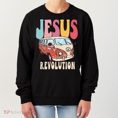 Boho Jesus-Revolution Christian Faith Based Jesus Women's Sweatshirt