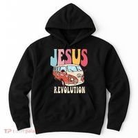 Boho Jesus-Revolution Christian Faith Based Jesus Hoodie thumb 0