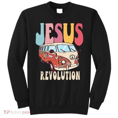 Boho Jesus-Revolution Christian Faith Based Jesus Sweatshirt