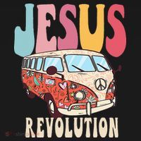 Boho Jesus-Revolution Christian Faith Based Jesus Sweatshirt thumb 3