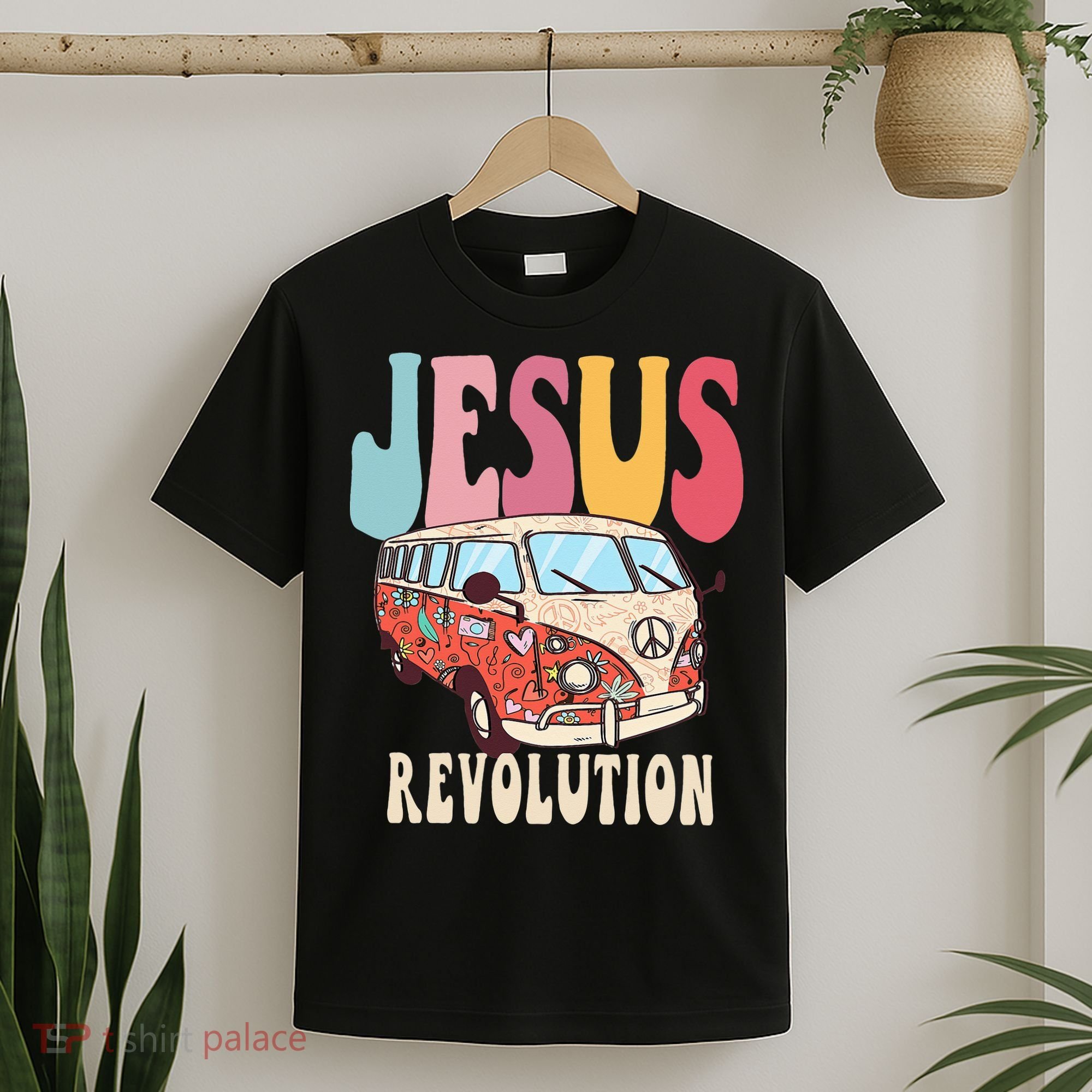 Boho Jesus-Revolution Christian Faith Based Jesus T-Shirt