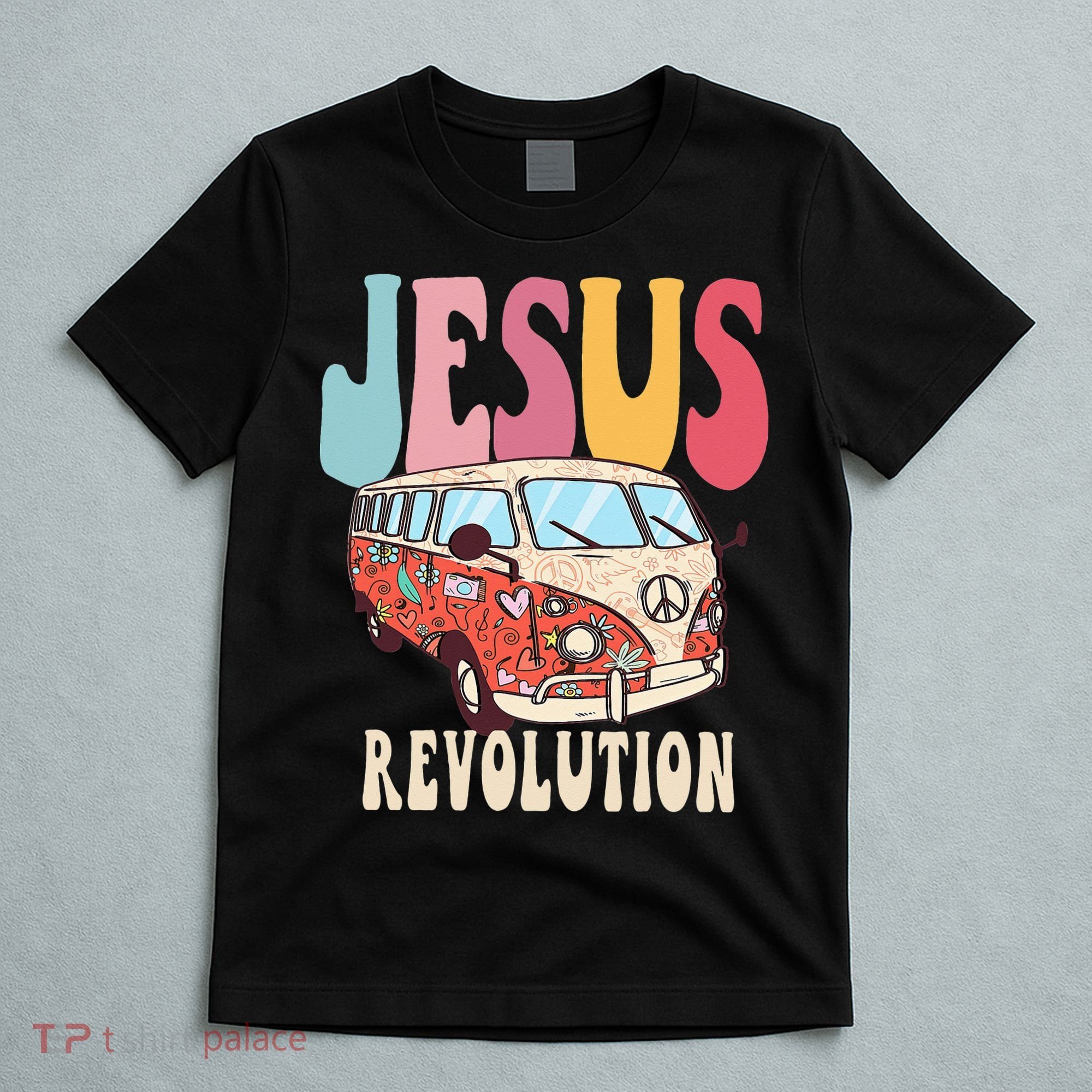 Boho Jesus-Revolution Christian Faith Based Jesus T-Shirt