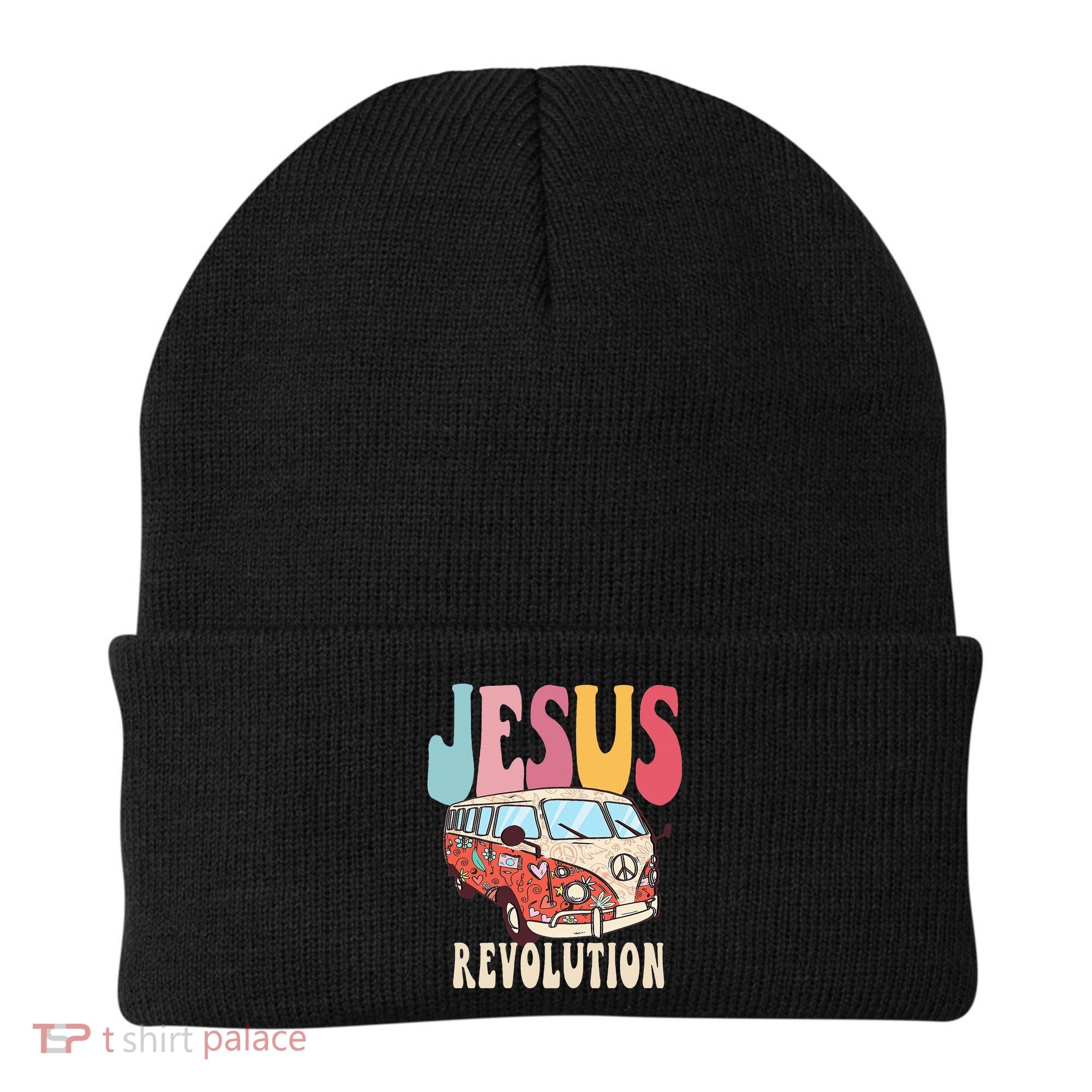 Boho Jesus-Revolution Christian Faith Based Jesus Beanie