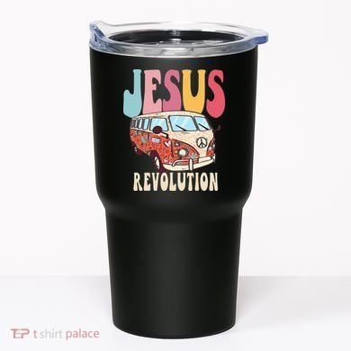 Boho Jesus-Revolution Christian Faith Based Jesus Tumbler