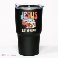 Boho Jesus-Revolution Christian Faith Based Jesus Tumbler thumb 0