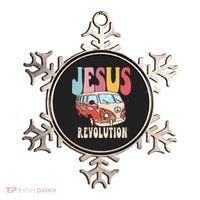 Boho Jesus-Revolution Christian Faith Based Jesus Ornament thumb 0