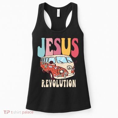 Boho Jesus-Revolution Christian Faith Based Jesus Women's Tank Top