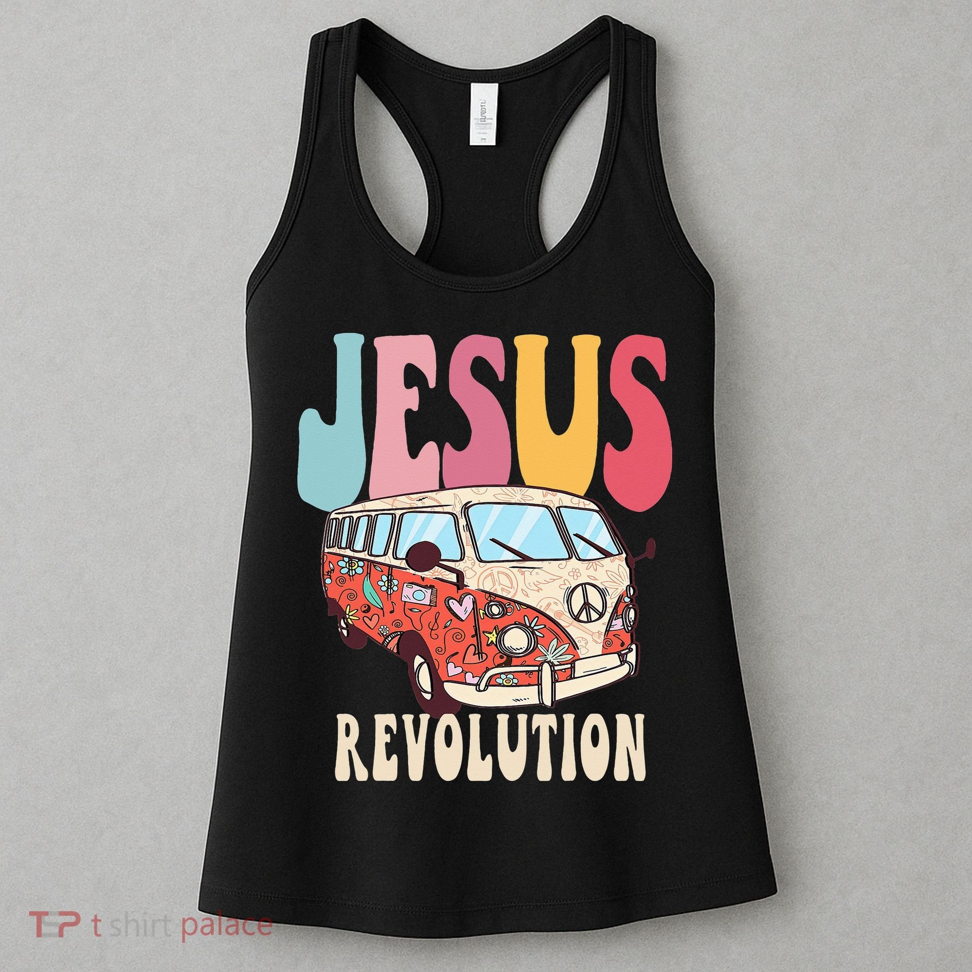 Boho Jesus-Revolution Christian Faith Based Jesus Women's Tank Top