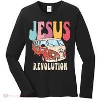 Boho Jesus-Revolution Christian Faith Based Jesus Women's Long Sleeve Shirt thumb 0