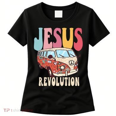 Boho Jesus-Revolution Christian Faith Based Jesus Women's T-Shirt