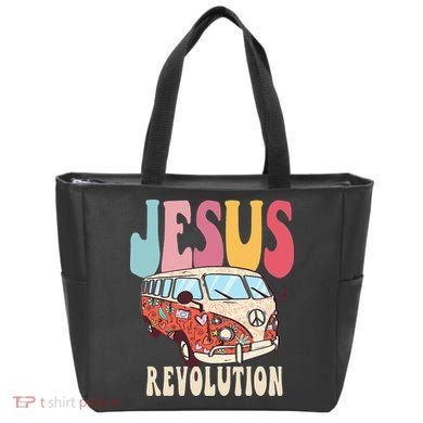 Boho Jesus-Revolution Christian Faith Based Jesus Tote Bag