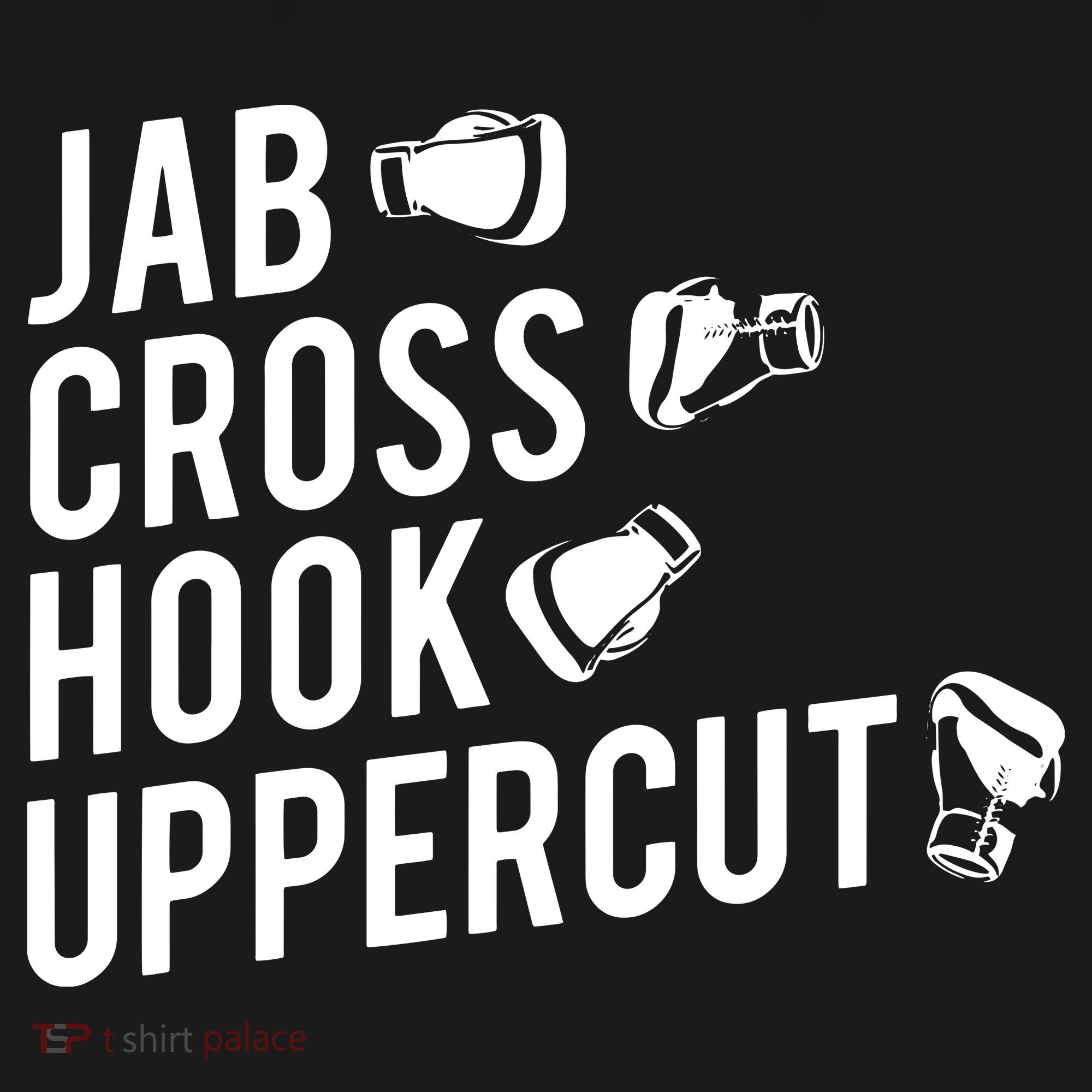 Boxing Jab Cross Hook Uppercut Boxer Tee Backpack
