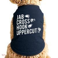 Boxing Jab Cross Hook Uppercut Boxer Tee Doggie Tank thumb 0