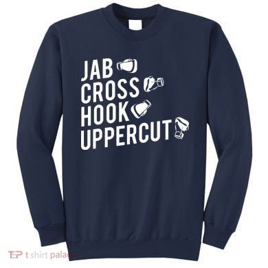 Boxing Jab Cross Hook Uppercut Boxer Tee Sweatshirt