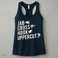Boxing Jab Cross Hook Uppercut Boxer Tee Women's Tank Top thumb 3