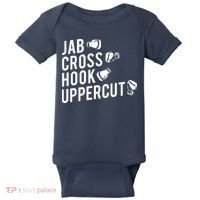 Boxing Jab Cross Hook Uppercut Boxer Tee Baby Bodysuit thumb 0