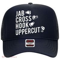 Boxing Jab Cross Hook Uppercut Boxer Tee Hat thumb 0
