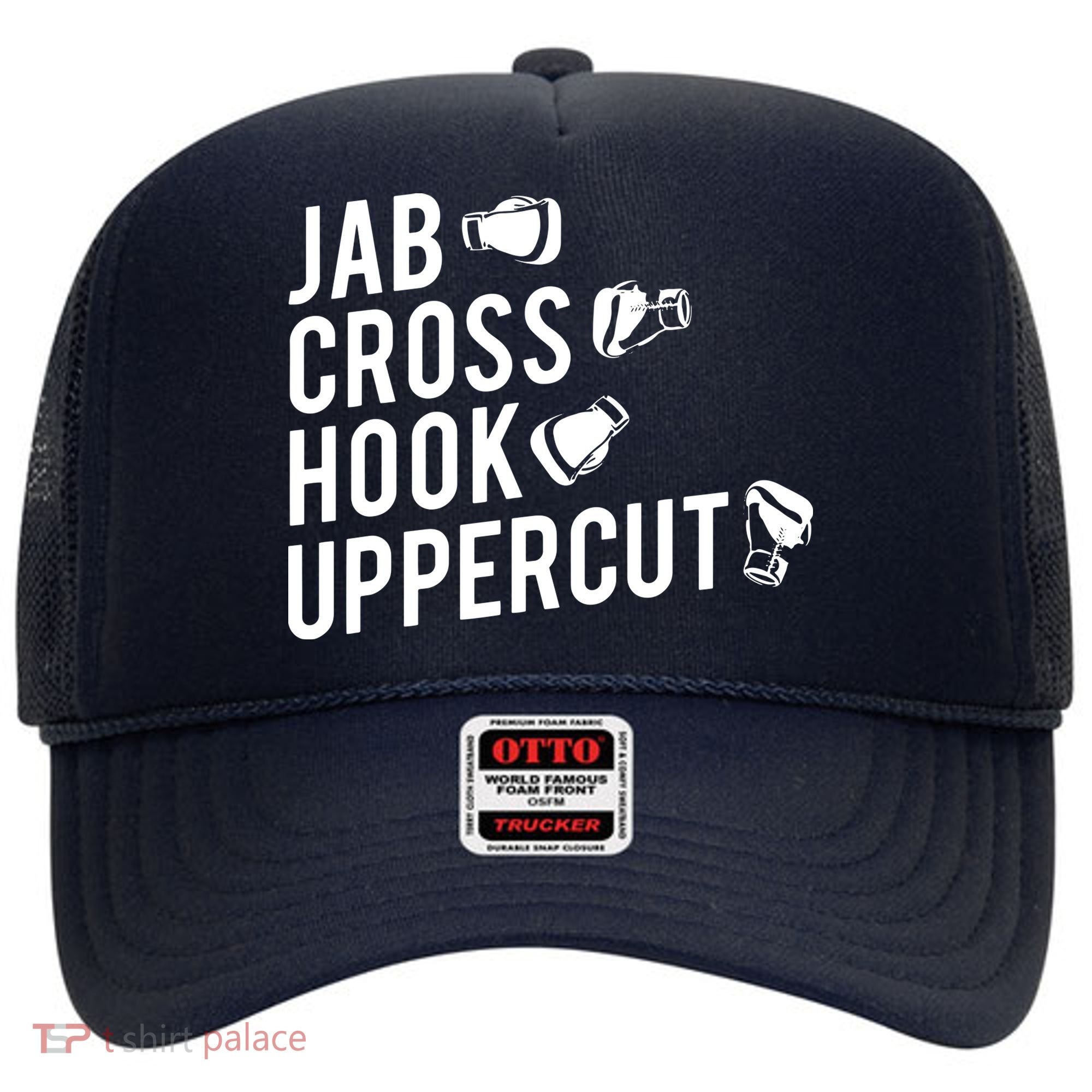 Boxing Jab Cross Hook Uppercut Boxer Tee Hat