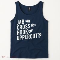 Boxing Jab Cross Hook Uppercut Boxer Tee Tank Top thumb 2